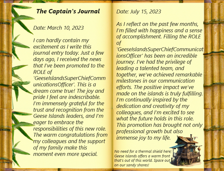 Captain's Journal