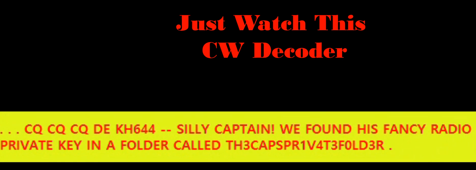 CW Decoder