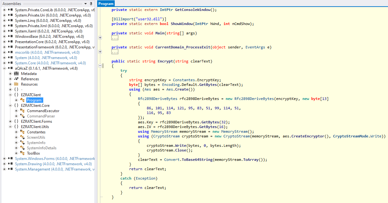 dnSpy analysis